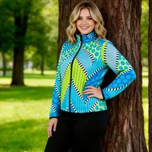 Carrie Allen Abstract Jacket Size XL